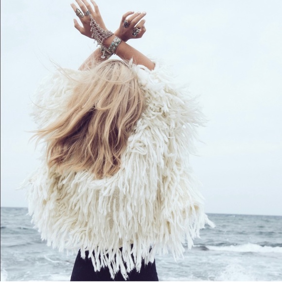 Spell Designs Wolf Clan Shaggy Cardi - Picture 4 of 7